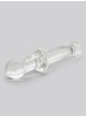 Lovehoney Realistic Sensual Glass Anal Dildo, Clear, hi-res