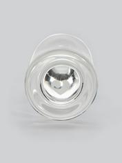 Lovehoney Pure Pleasure Sensual Glass Butt Plug, Clear, hi-res