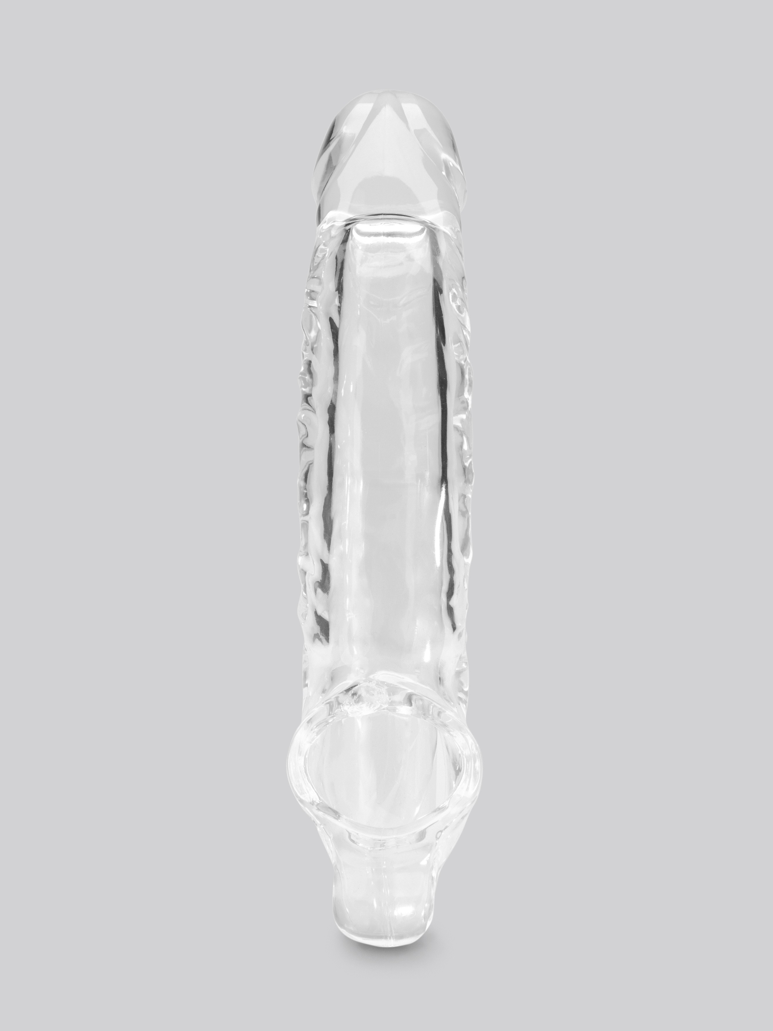 Lovehoney Mega Mighty 3 Extra Inches Penis Extender with Ball Loop, Clear, hi-res