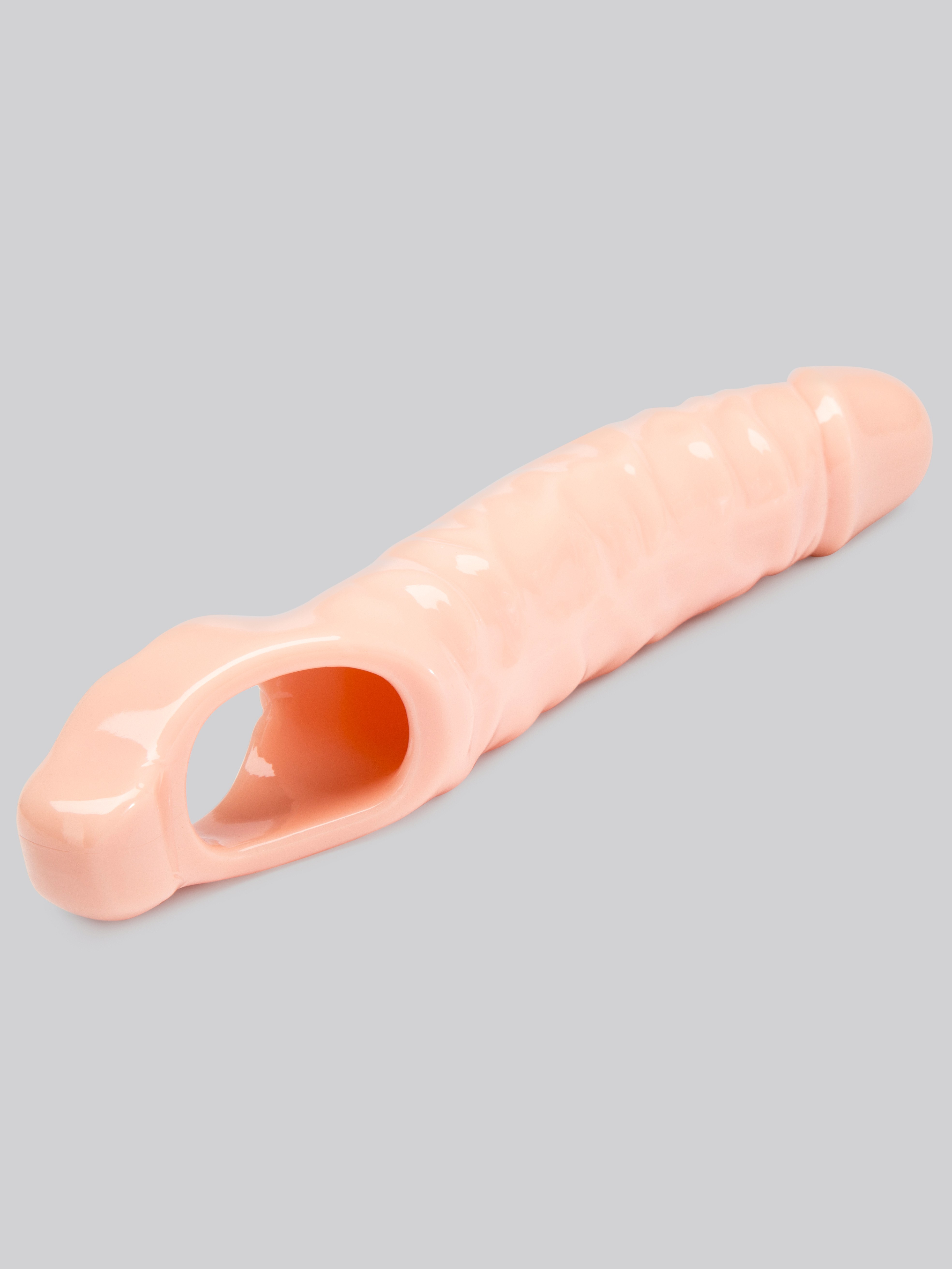 Lovehoney Mega Mighty 3 Extra Inches Penis Extender with Ball Loop, Flesh Pink, hi-res