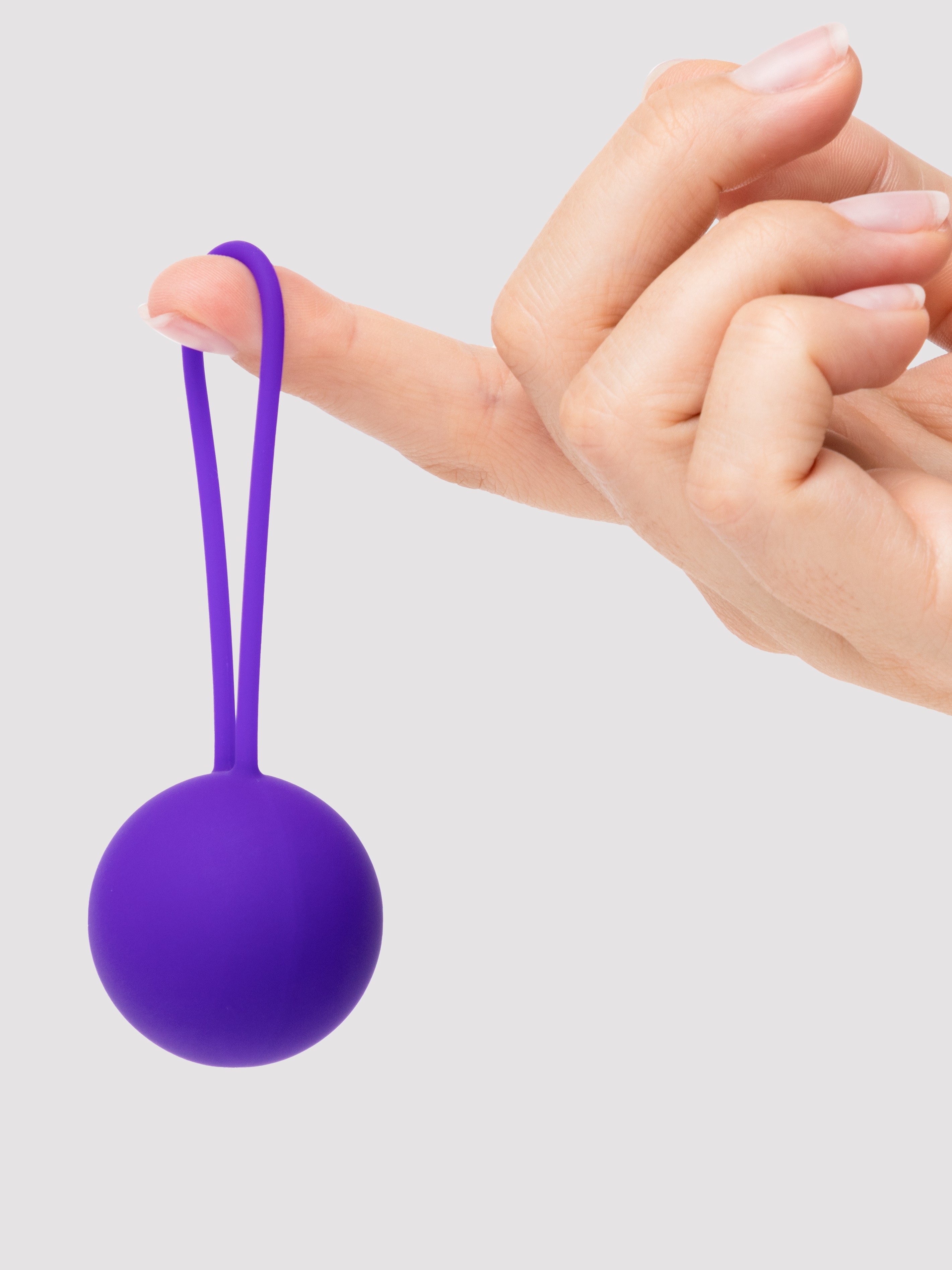 Lovehoney Main Squeeze Single Kegel Ball 30g, Purple, hi-res