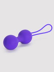 Lovehoney Main Squeeze Heavy Double Kegel Balls 3.2oz, Purple, hi-res