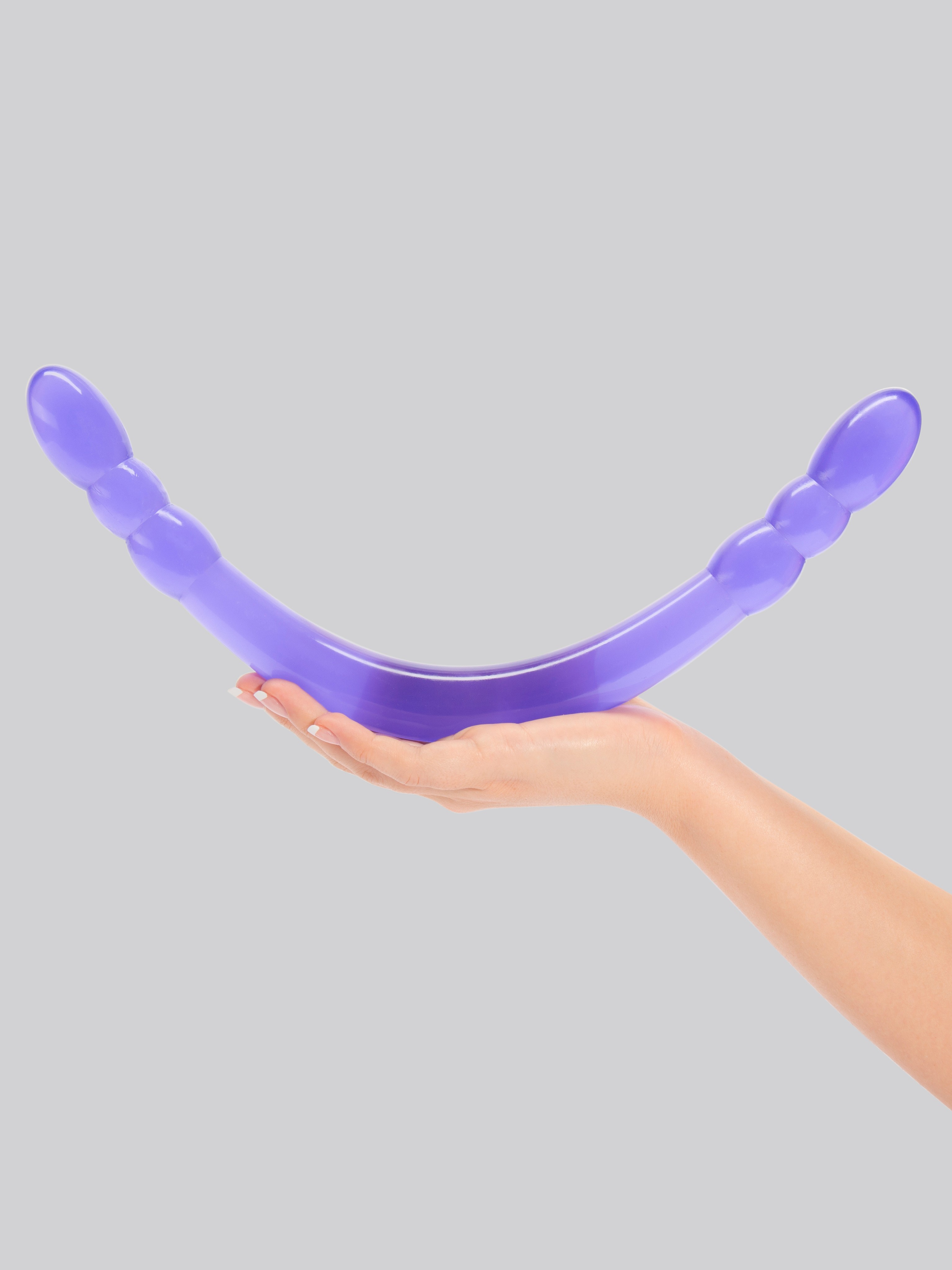 Toy Joy Double Digger Penetration Double-Ended Dildo, Purple, hi-res