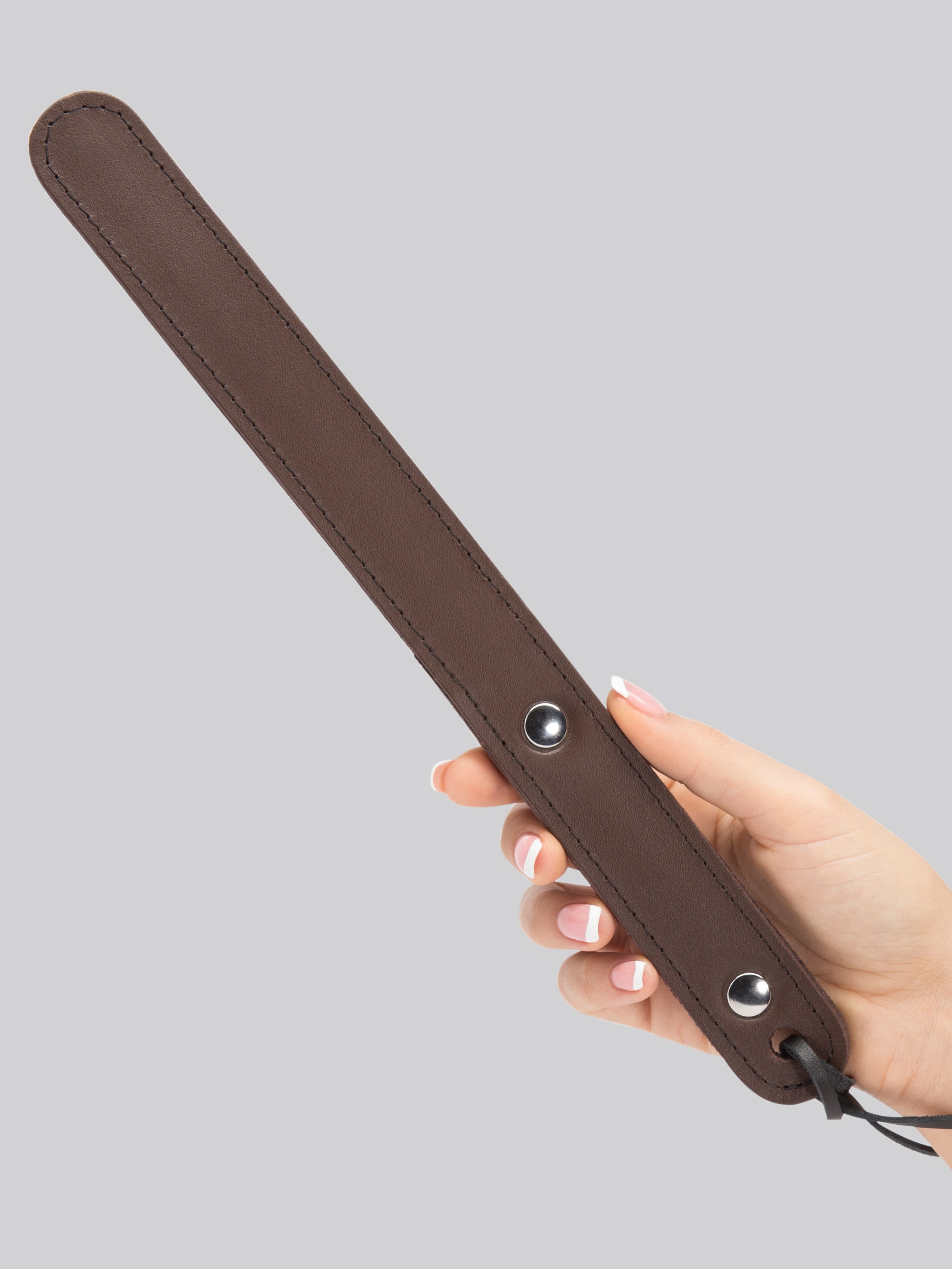 DOMINIX Deluxe Advanced BRAUN Leather Paddle, Brown, hi-res