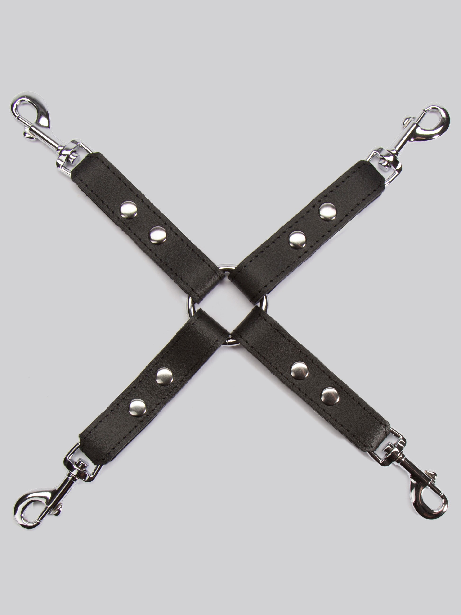 DOMINIX Deluxe Leather Hogtie, Black, hi-res