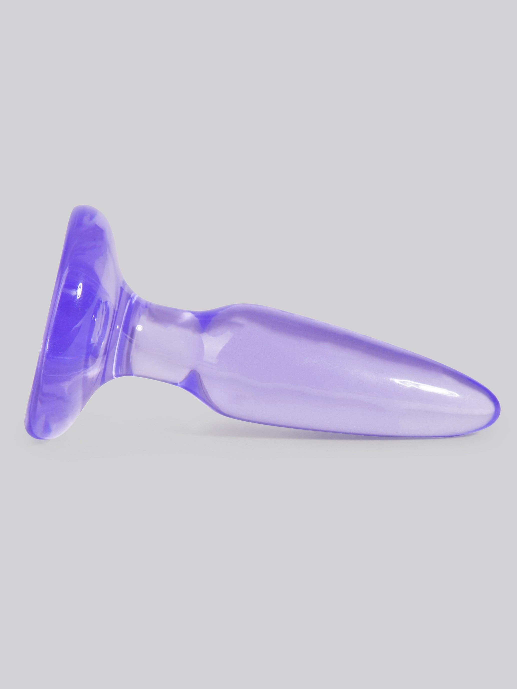 Jelly Rancher Pleasure Beginner's Butt Plug with Suction Cup 3 Inch, Purple, hi-res