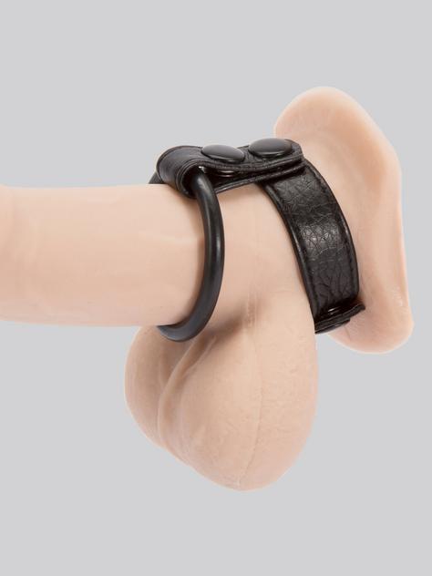 Bondage Boutique Adjustable Stamina Cock Ring, Black, hi-res