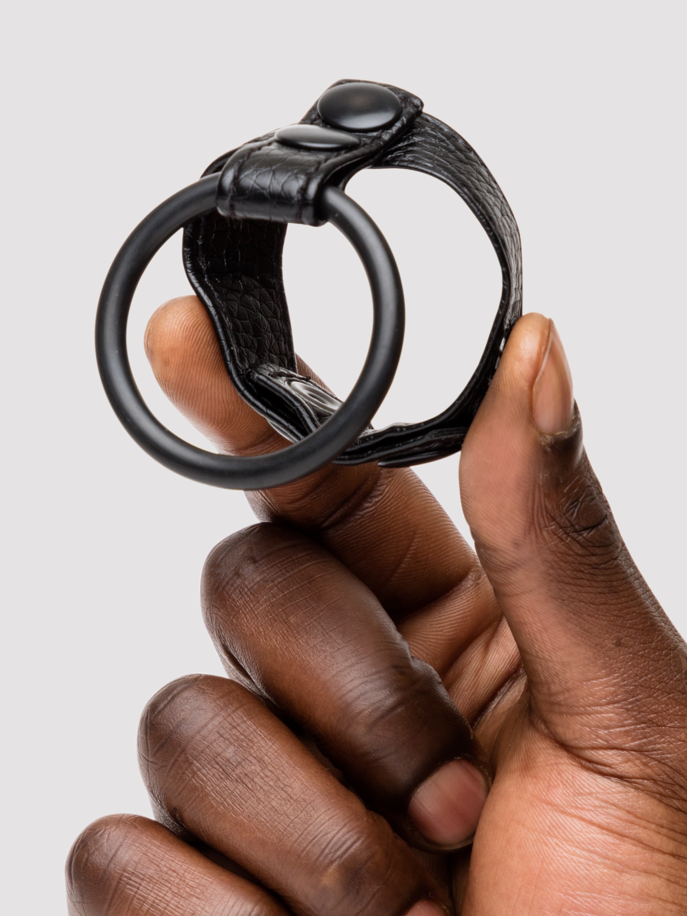 Bondage Boutique Adjustable Stamina Cock Ring, Black, hi-res