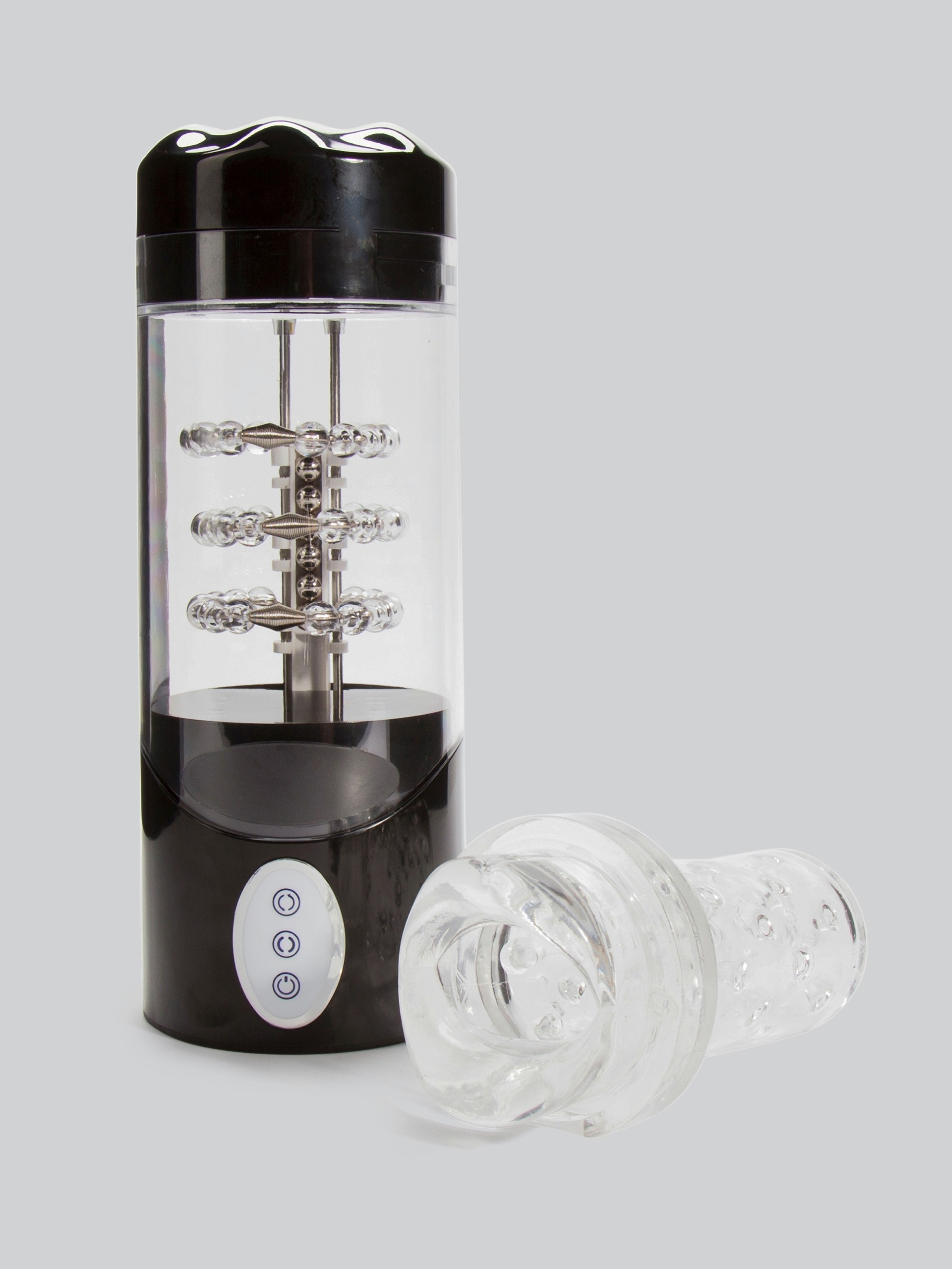 Blow Job Master Thrusting Male Masturbator, Clear, hi-res