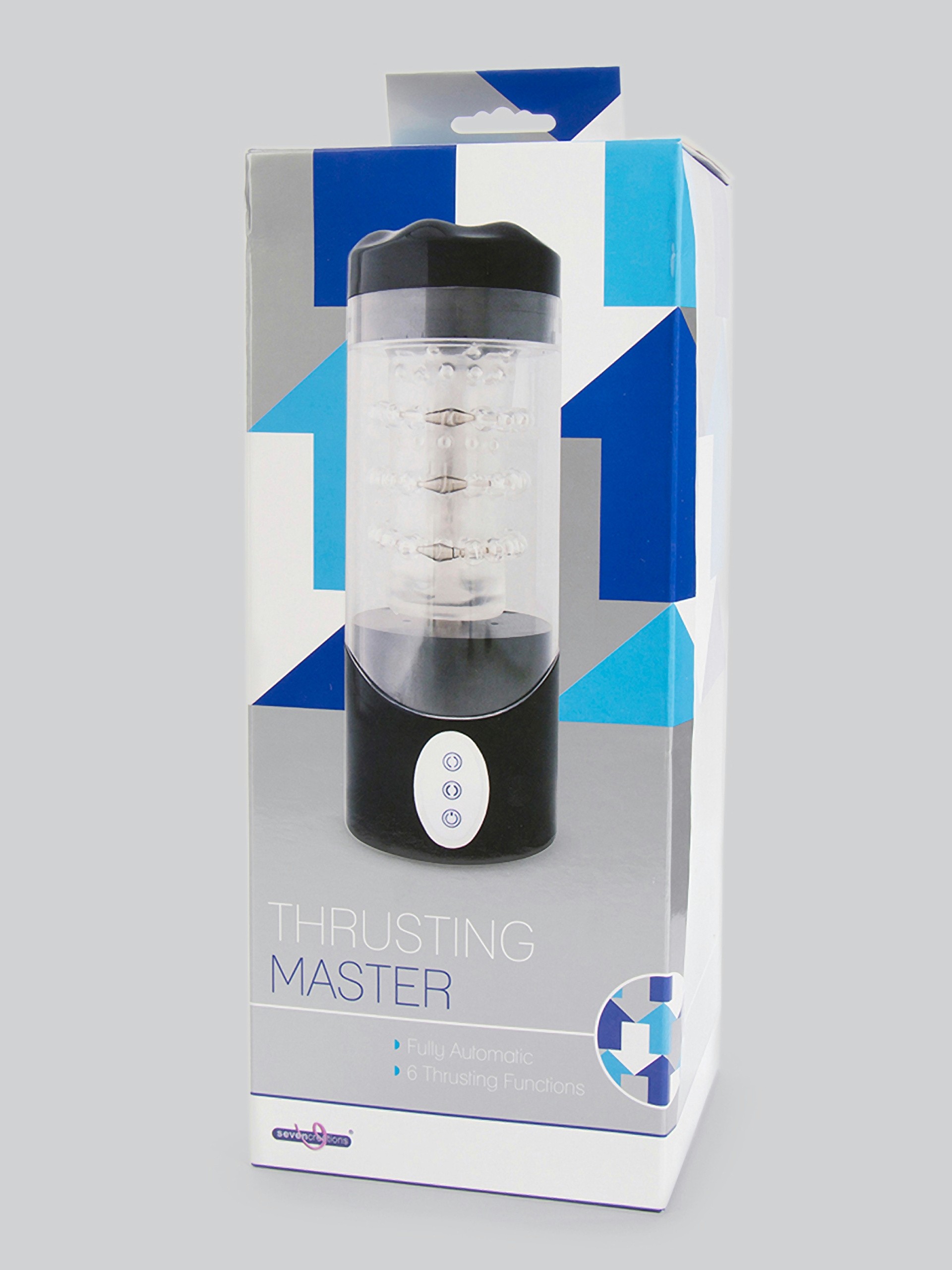 Blow Job Master Thrusting Male Masturbator, Clear, hi-res