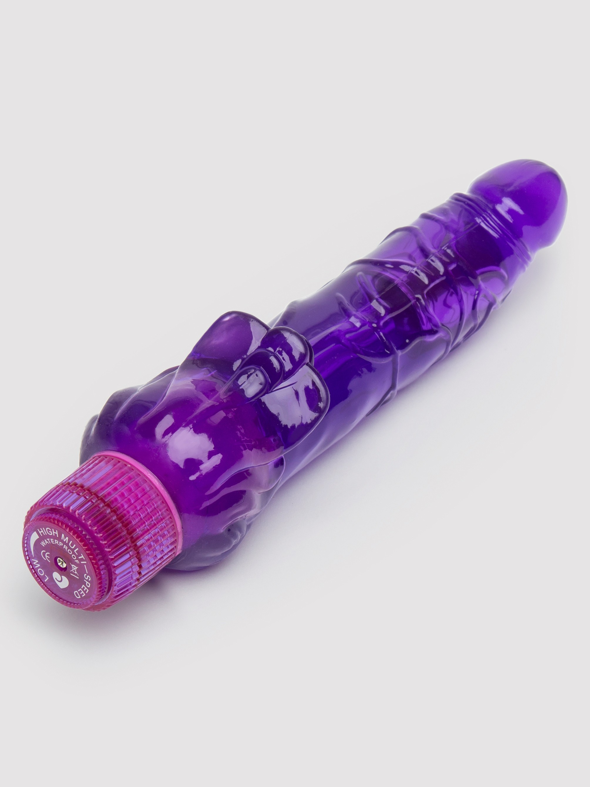 Lovehoney Triple Tickler Realistic Purple G-Spot Dildo Vibrator 5.5 inch, Purple, hi-res