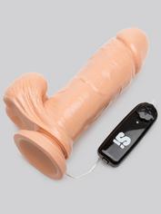 Extra Thick Realistic Suction Cup Dildo Vibrator 7.5 Inch, Flesh Pink, hi-res