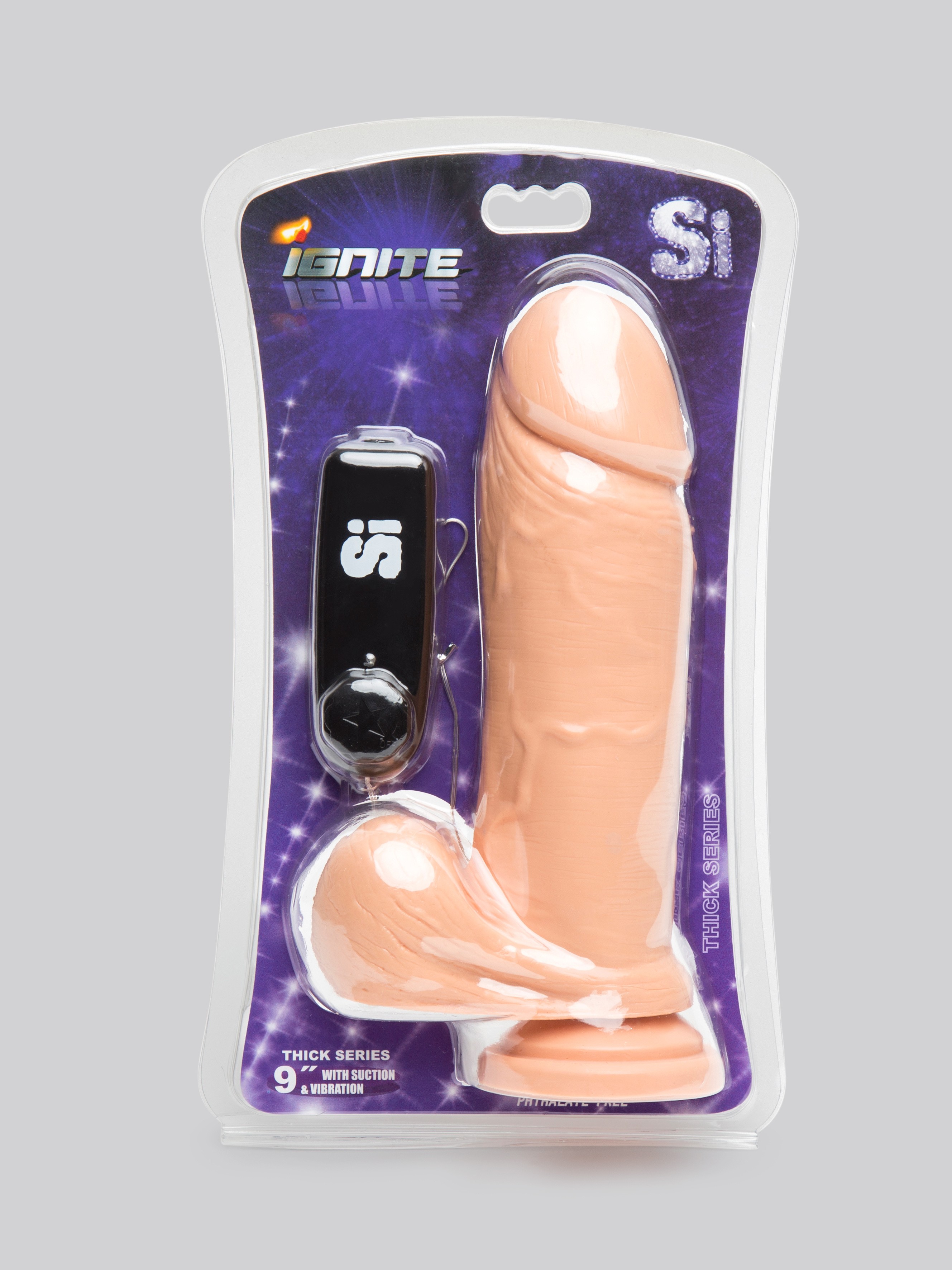 Extra Thick Realistic Suction Cup Dildo Vibrator 7.5 Inch, Flesh Pink, hi-res