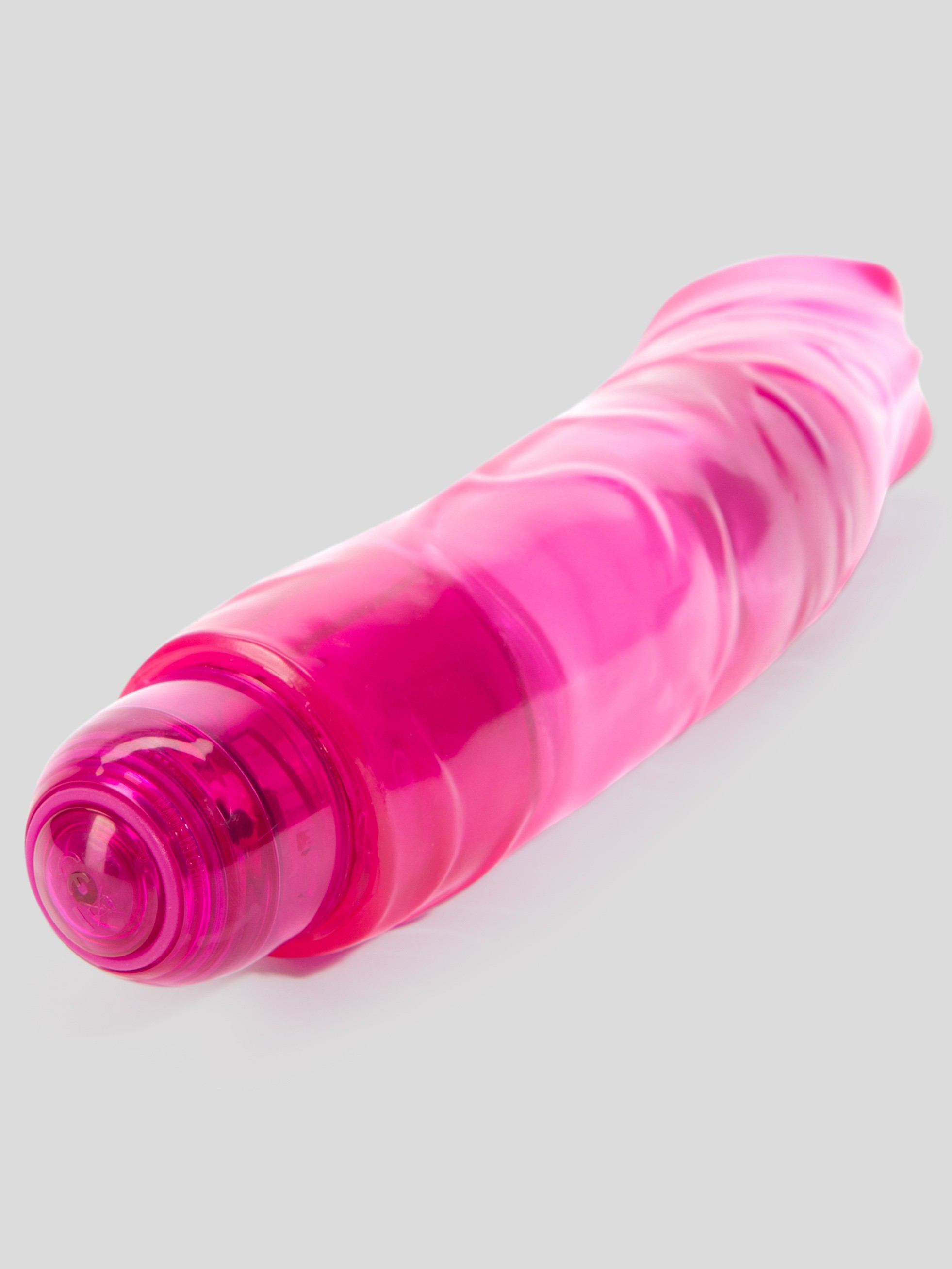 Exotic Diamond Pink 10 Function Extra Girthy Realistic Dildo Vibrator 9 Inch, Pink, hi-res