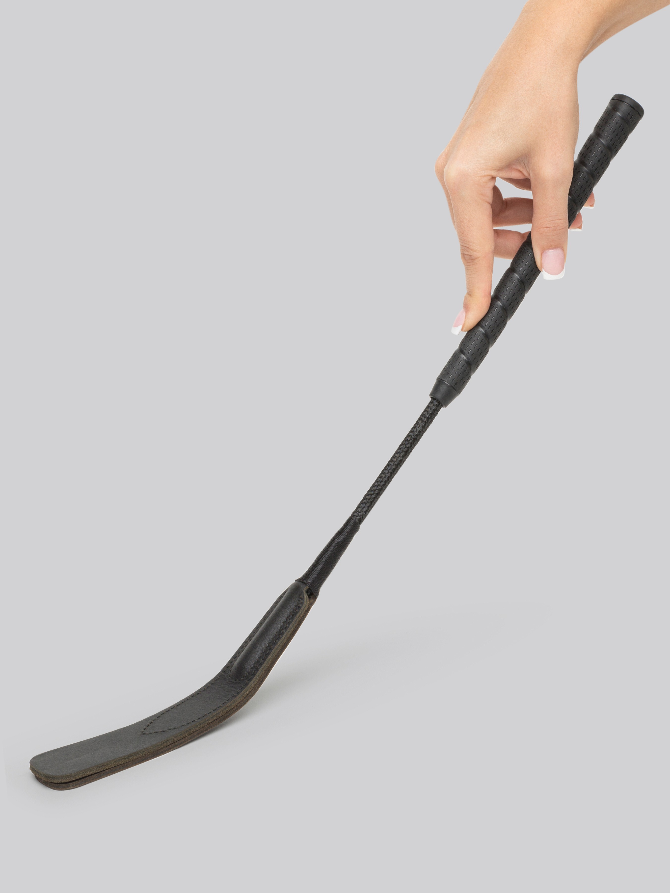 Sportsheets The Motivator Leather Bondage Crop, Black, hi-res