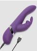 Desire Luxury Rechargeable Rabbit Vibrator, Purple, hi-res