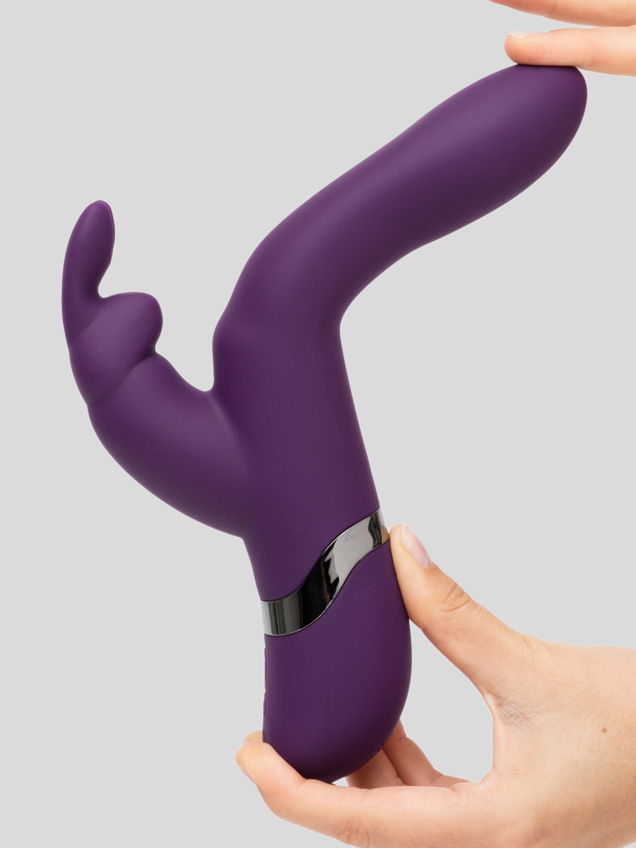 Desire Luxury Rechargeable Rabbit Vibrator, Purple, hi-res