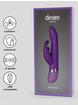 Desire Luxury Rechargeable Rabbit Vibrator, Purple, hi-res