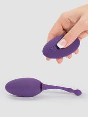 Lujoso Huevo Vibrador con Mando a Distancia Recargable USB Desire, Violeta, hi-res