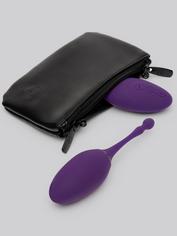 Desire Luxury Rechargeable Remote Control Love Egg Vibrator, Purple, hi-res