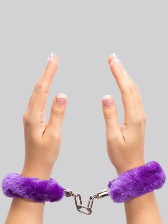 Lovehoney Purple Furry Handcuffs