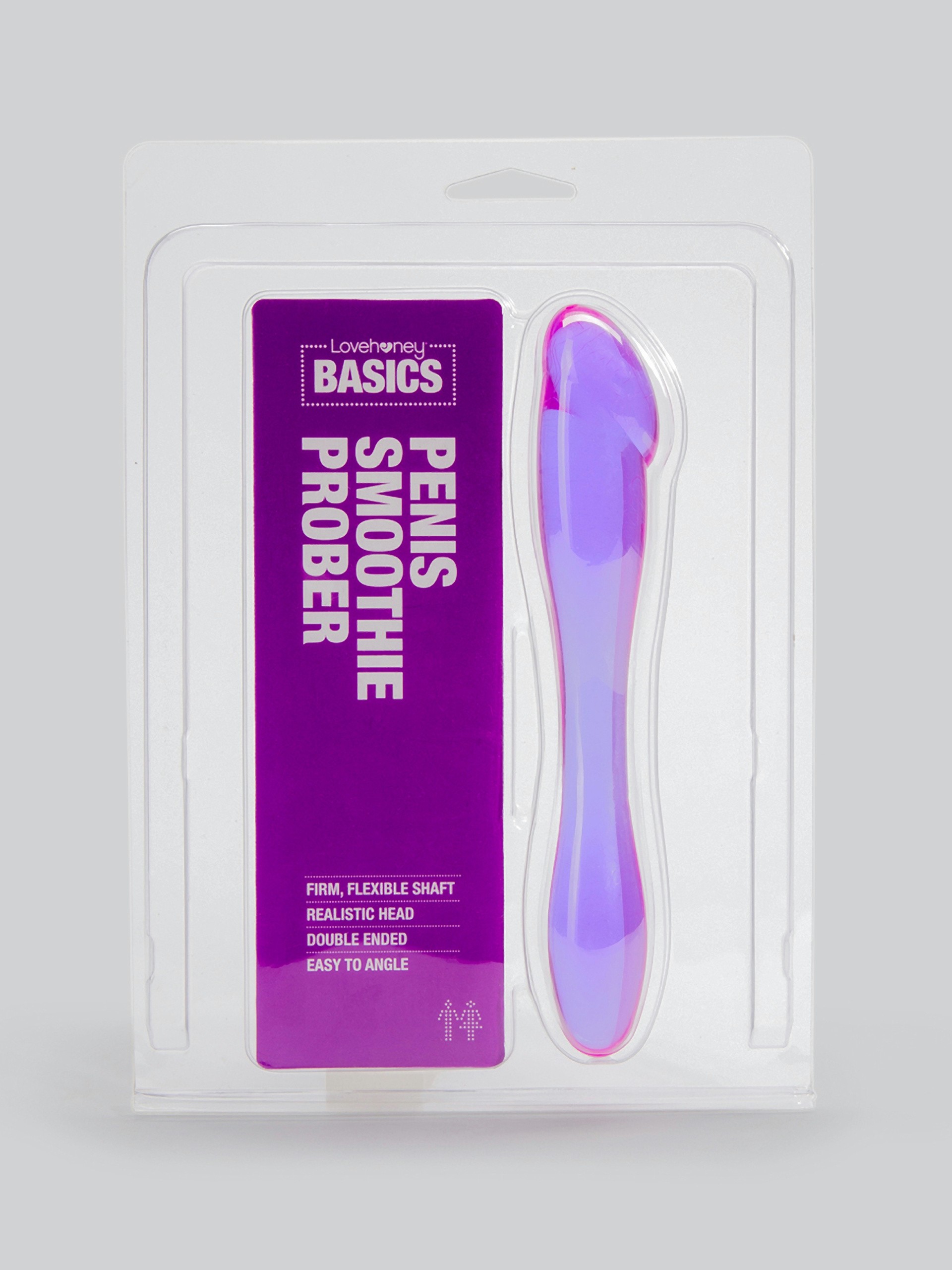 BASICS Realistic Anal Prober 6 Inch, Purple, hi-res