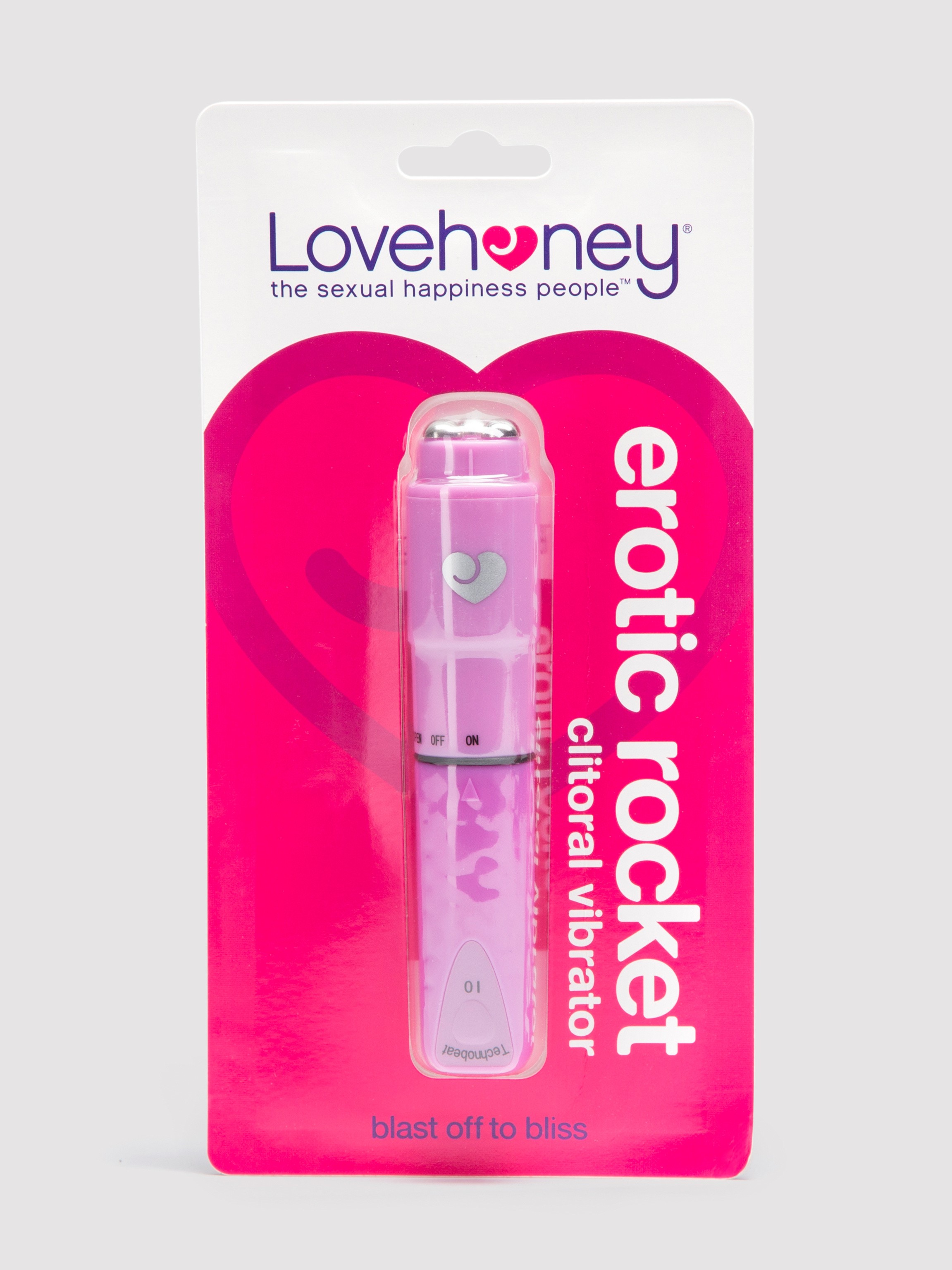 Lovehoney Erotic Rocket 10 Function Clitoral Vibrator, Pink, hi-res