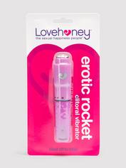 Mini vibromasseur 10 fonctions Erotic Rocket rose, Lovehoney, Rose, hi-res