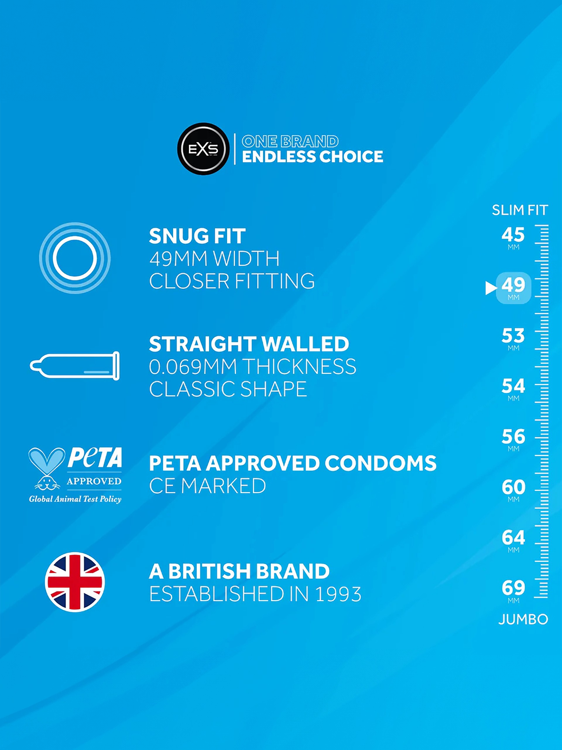 EXS Snug Fit Latex Condoms (12 Pack), , hi-res