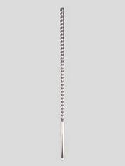 Penis Plug Double Ended Stainless Steel Ribbed Urethral Dilator 6mm, Silver, hi-res