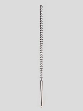 Penis Plug gerippter Edelstahl-Harnröhren-Dilator mit zwei Enden (6 mm)