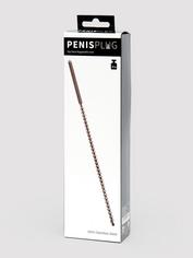 Penis Plug gerippter Edelstahl-Harnröhren-Dilator mit zwei Enden (6 mm), Silber, hi-res