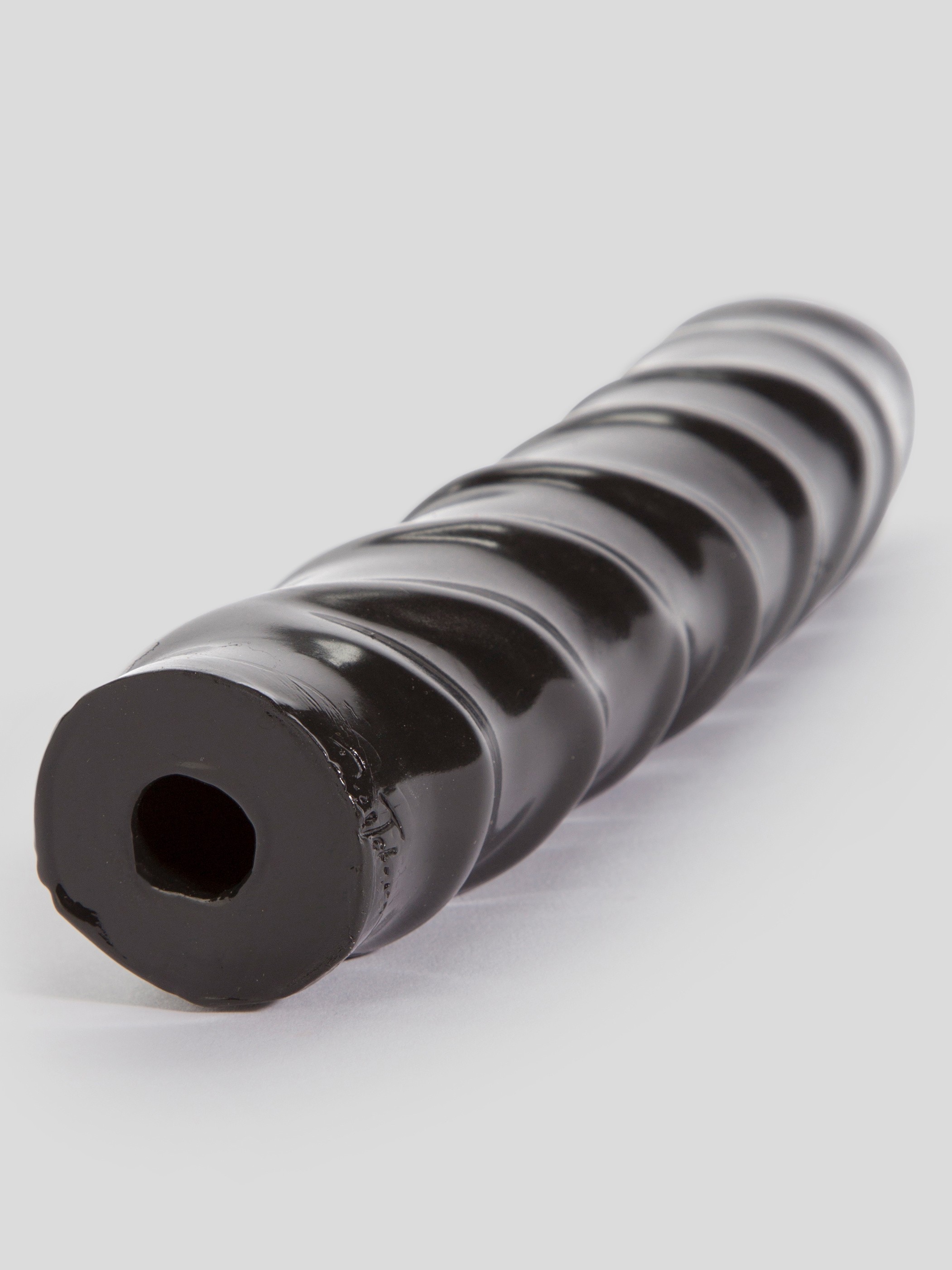 Doc Johnson Code Black Vac-U-Lock Raging Hard-On Dildo 8 Inch, Black, hi-res