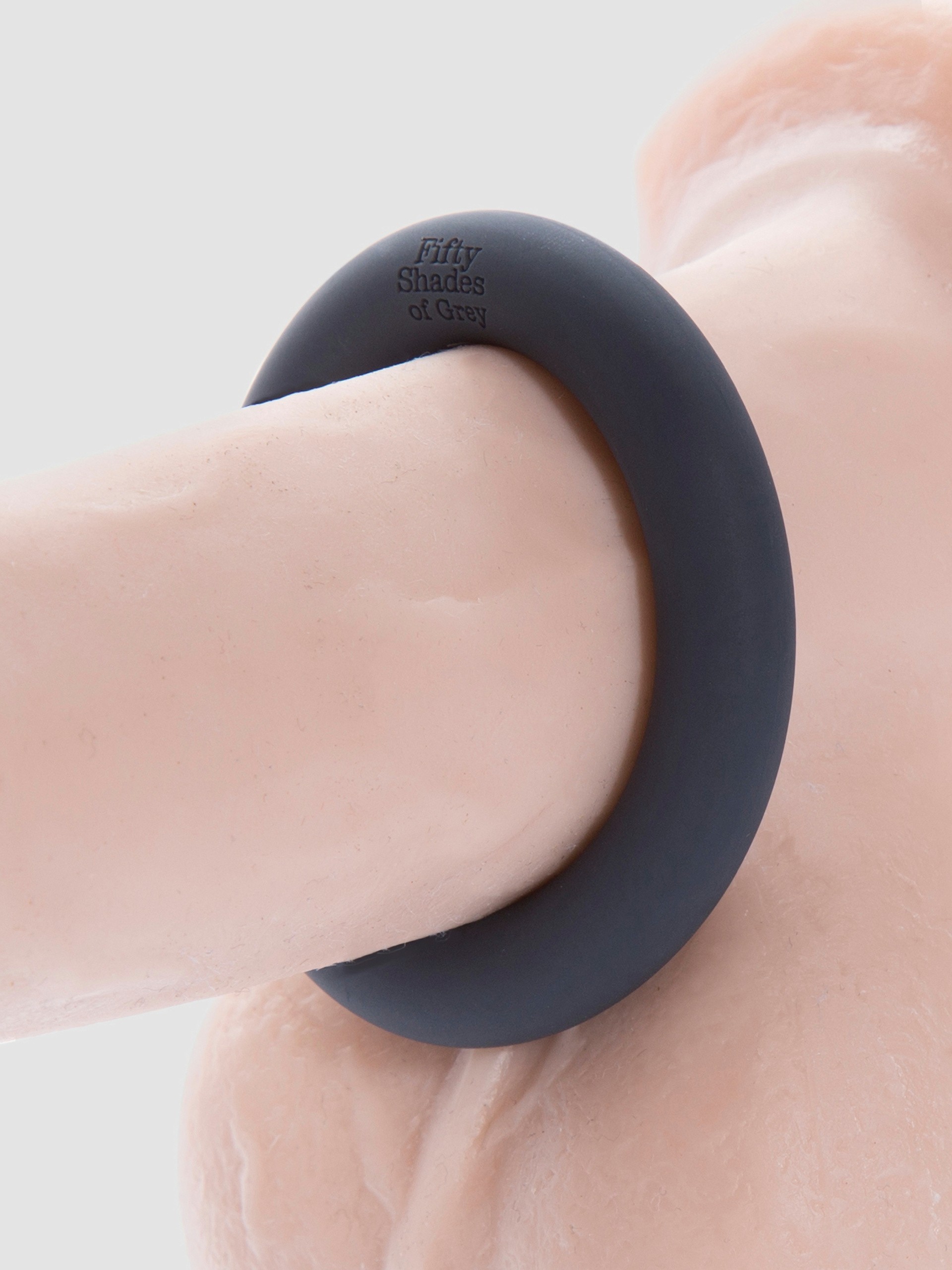 Fifty Shades of Grey A Perfect O Silicone Cock Ring, Grey, hi-res