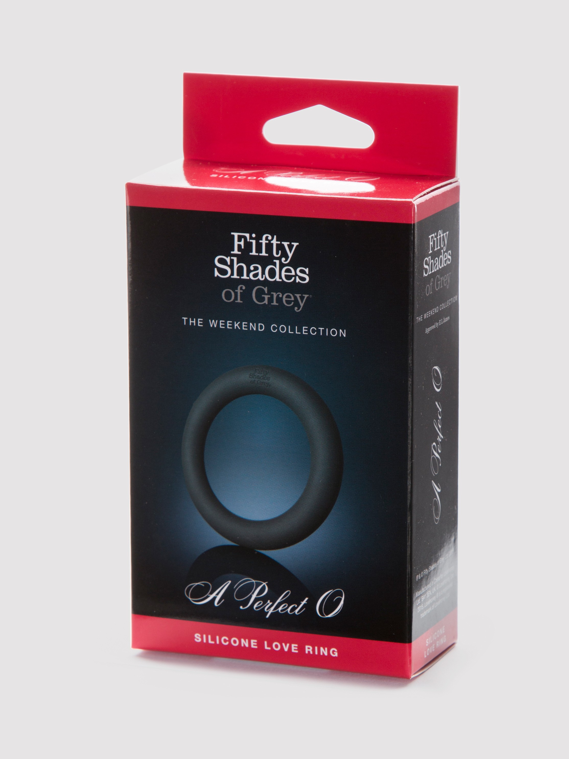 Fifty Shades of Grey A Perfect O Silicone Cock Ring, Grey, hi-res