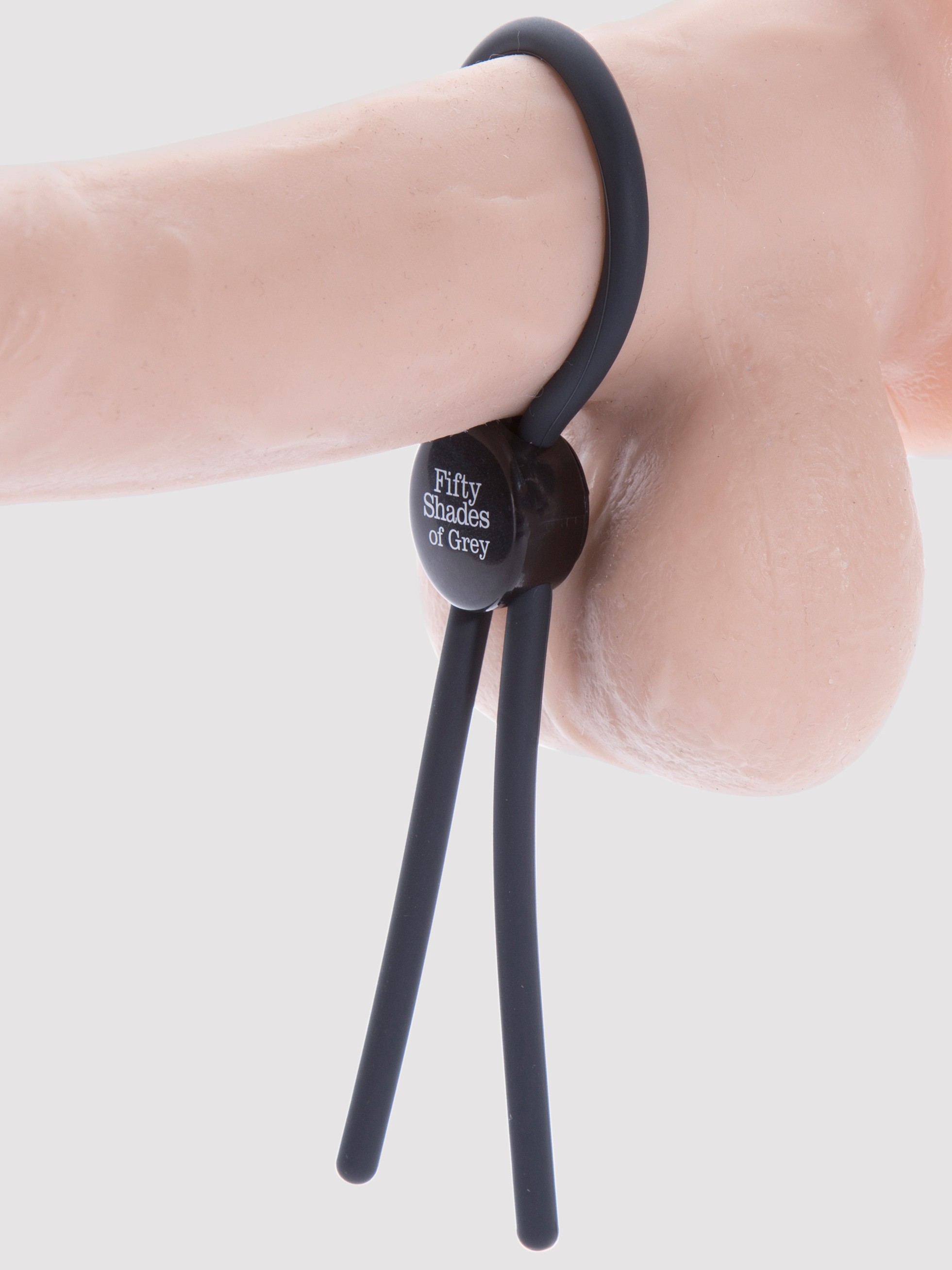 Fifty Shades of Grey Again and Again Adjustable Cock Ring, Grey, hi-res