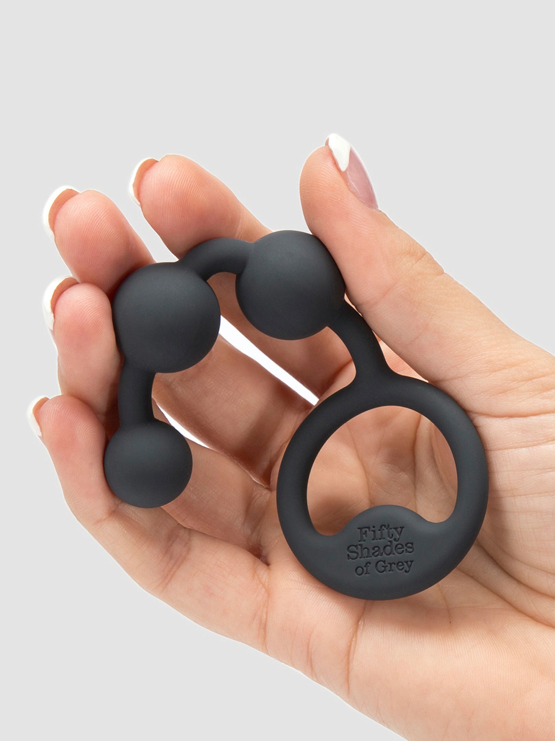 Fifty Shades of Grey Carnal Bliss Silicone Anal Beads, Grey, hi-res