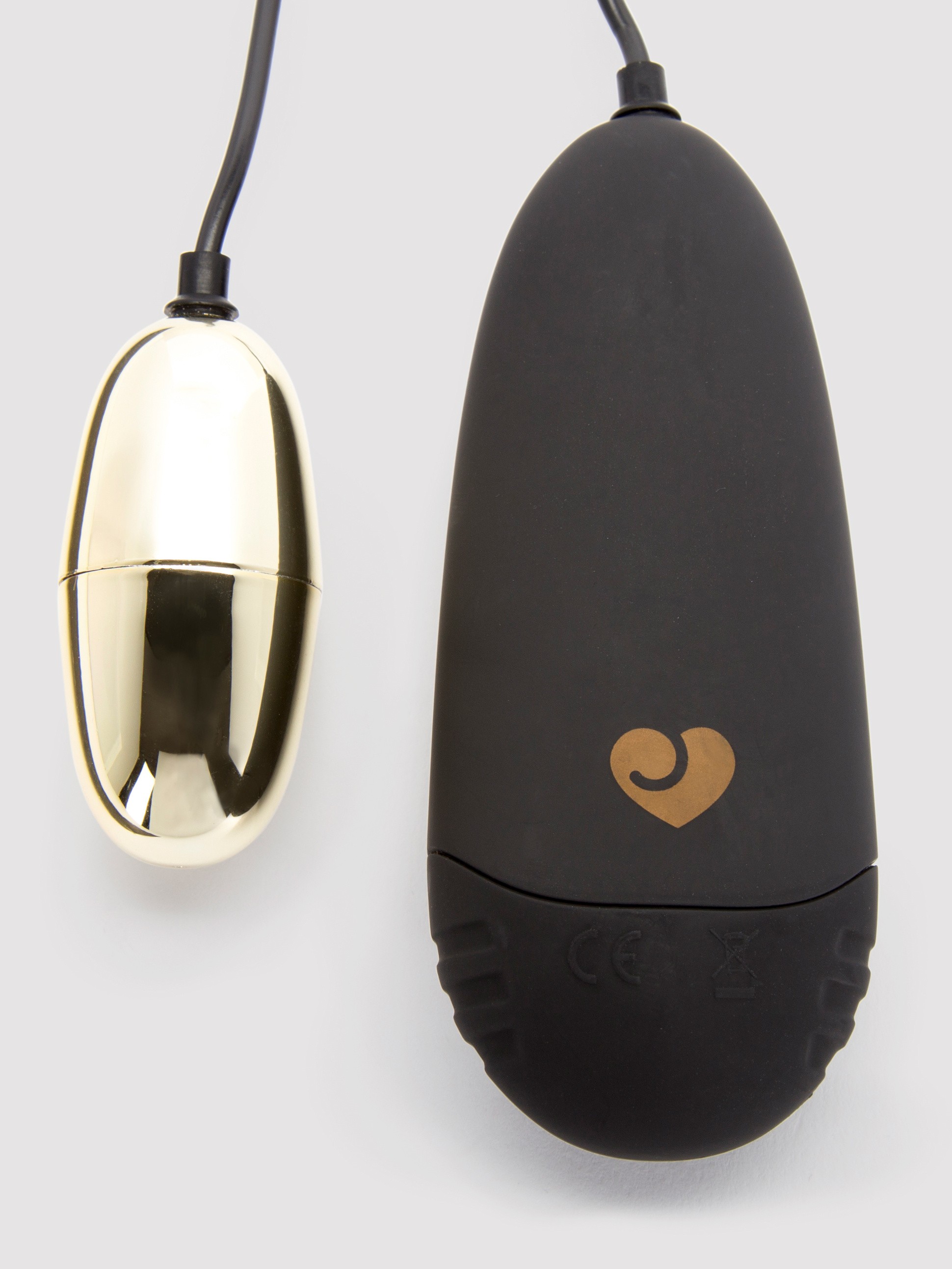 Lovehoney Power Play 7 Function Love Egg Vibrator, Black, hi-res