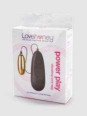Lovehoney Power Play 7 Function Love Egg Vibrator, Black, hi-res