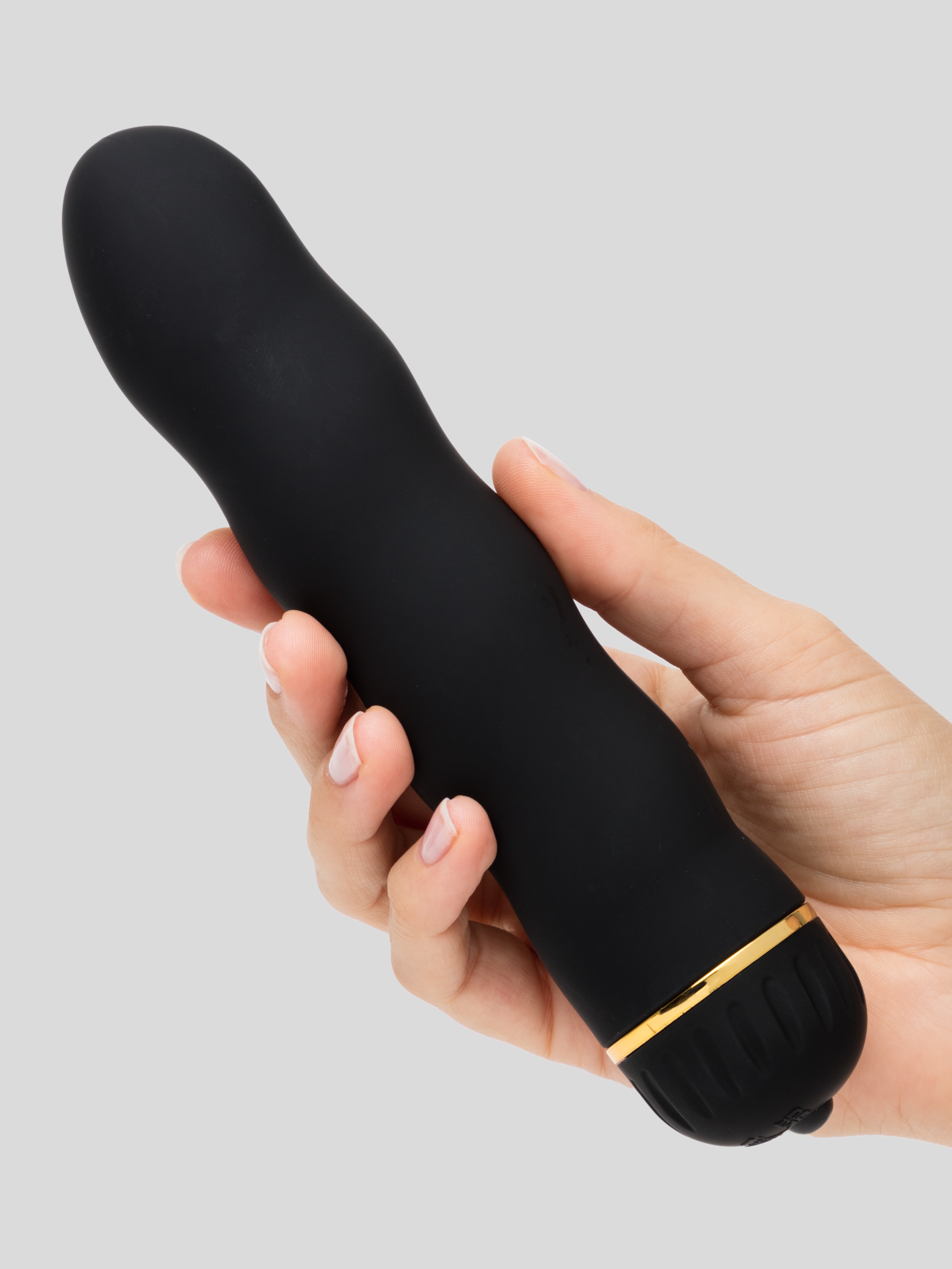 Lovehoney Power Play 7 Function Classic Vibrator 6 Inch, Black, hi-res