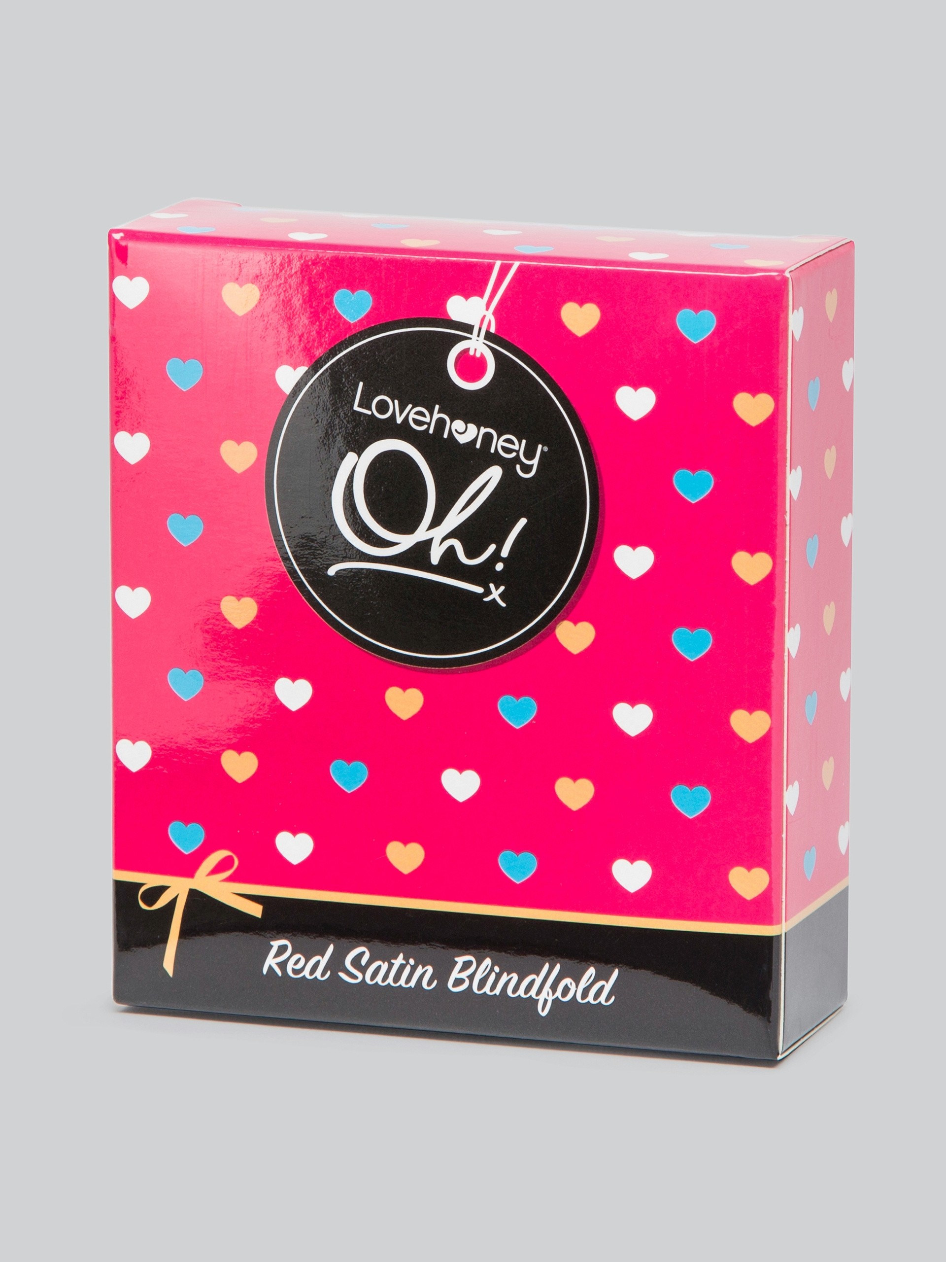 Lovehoney Oh! Satin Blindfold, Red, hi-res