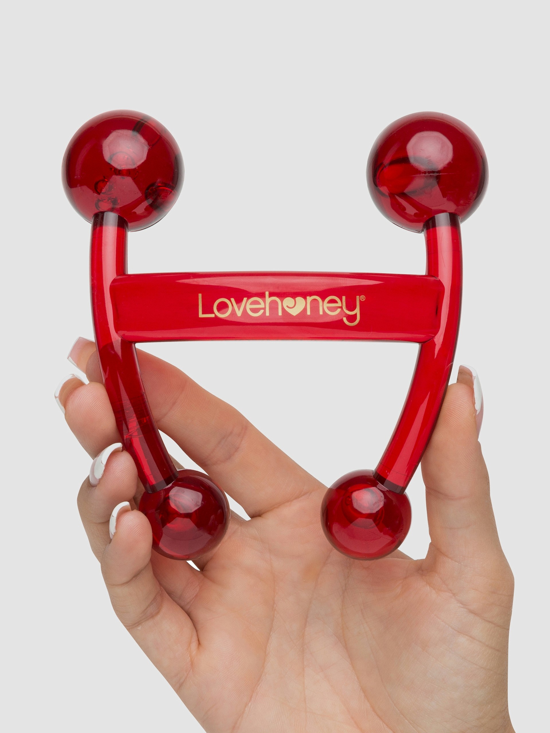 Lovehoney Oh! Sensual Body Massager, Red, hi-res