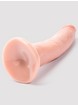 King Cock Ultra Realistic Suction Cup Dildo 7.5 Inch, Flesh Pink, hi-res