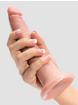 King Cock Ultra Realistic Curved Suction Cup Dildo 7.5 Inch, Flesh Pink, hi-res