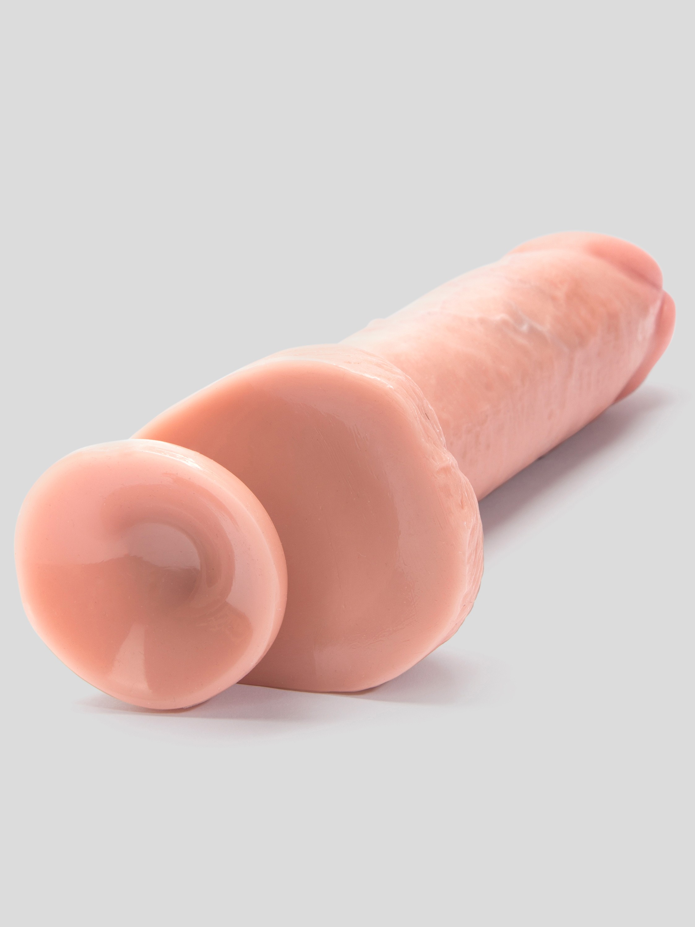 King Cock Extra Girthy Ultra Realistic Suction Cup Dildo with Balls 9.5 Inch, Flesh Pink, hi-res