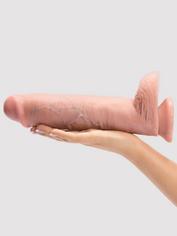 Consolador Extra Grueso y Ultra Realista con Testículos y Ventosa  24 cm de King, Natural (rosa), hi-res
