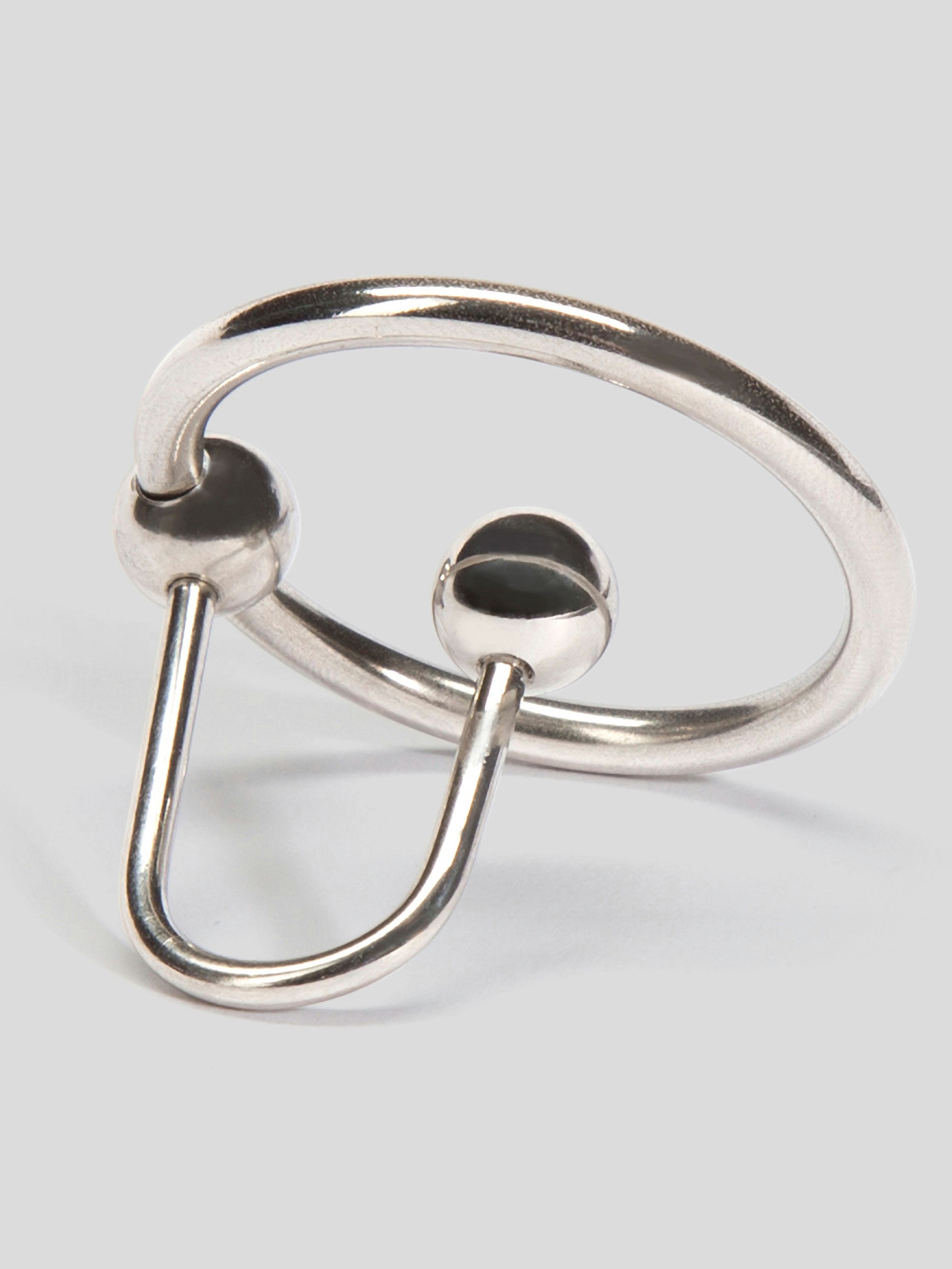 DOMINIX Deluxe Sperm Stopper with Glans Ring, Silver, hi-res