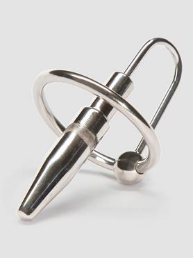 DOMINIX Deluxe Penis Plug with Glans Ring