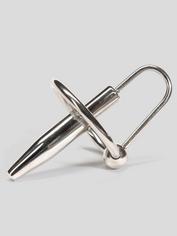 DOMINIX Deluxe Penis Plug with Glans Ring, Silver, hi-res