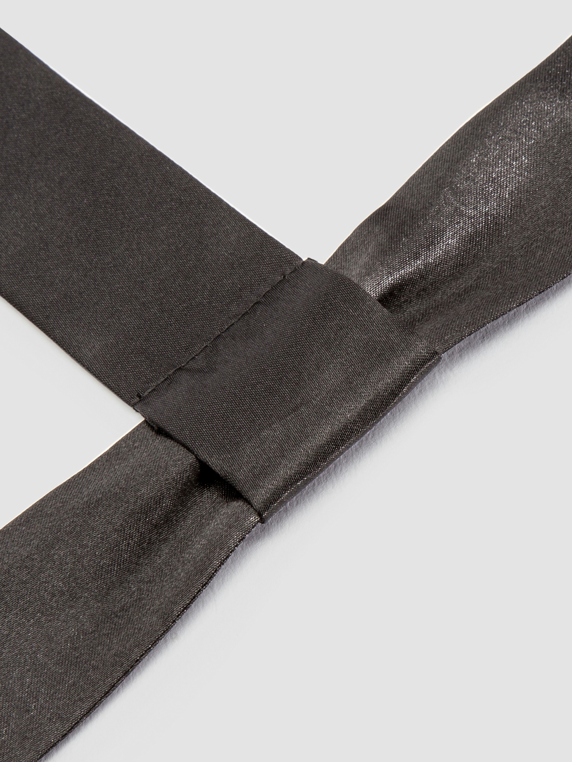 Lovehoney Silky Black Bondage Restraints (4 Pack), Black, hi-res